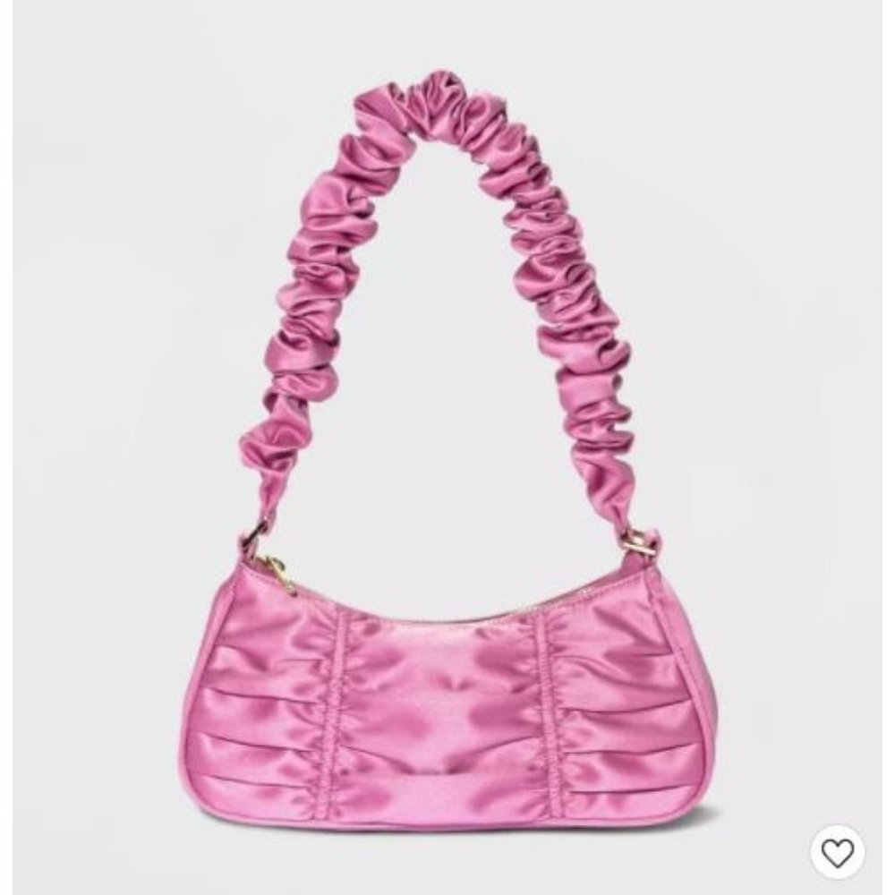 NWT * Pink Baguette Shoulder Handbag - Wild Fable